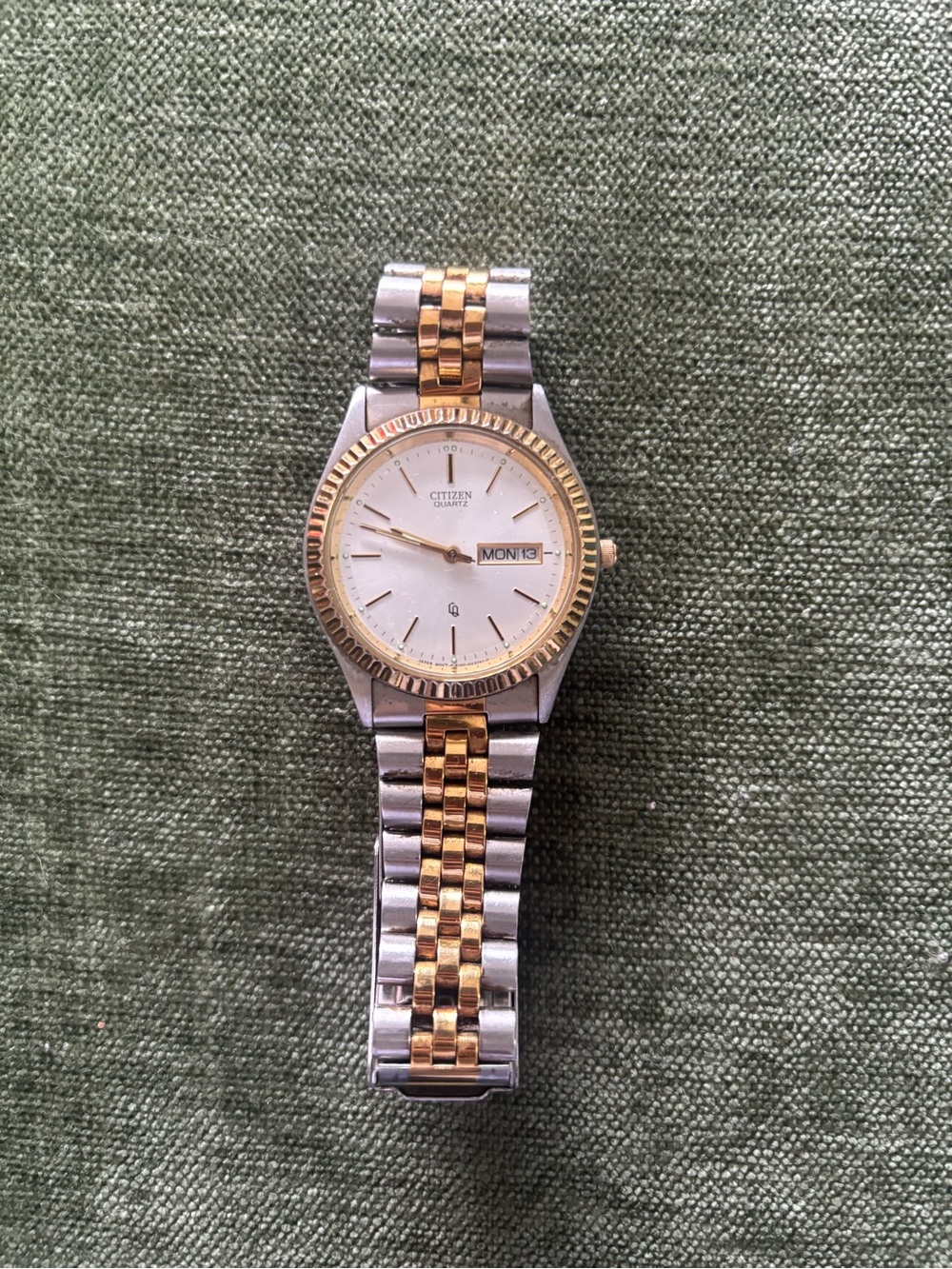 Citizen Two-Tone Dress Watch in Gold and Silver